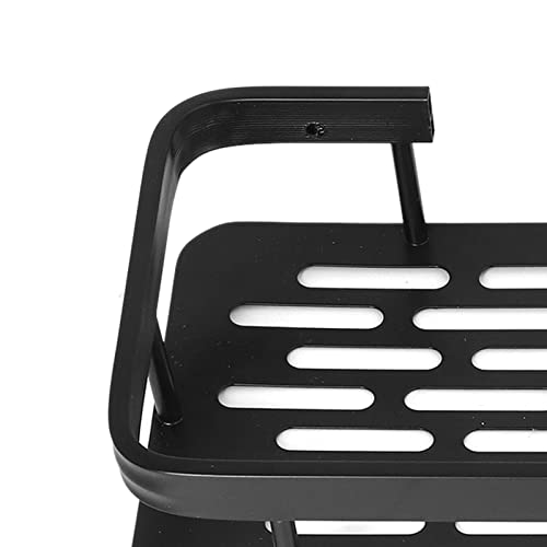 Organizador de baño inoxidable que ahorra espacio con diseño de dos niveles 4