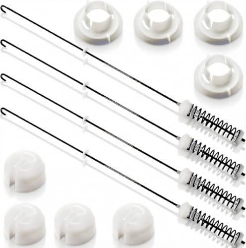 W10780045 NTW4516FW2 NTW4516FW1 NTW4605EW0 Washer Suspension Rod Kit(26.7in) for Amana Whirlpool Kenmore -Replace WTW4800BQ1 WTW4816FW1 WTW4816FW2 RTW4516FW1 RTW4641BQ0 by TOMOON