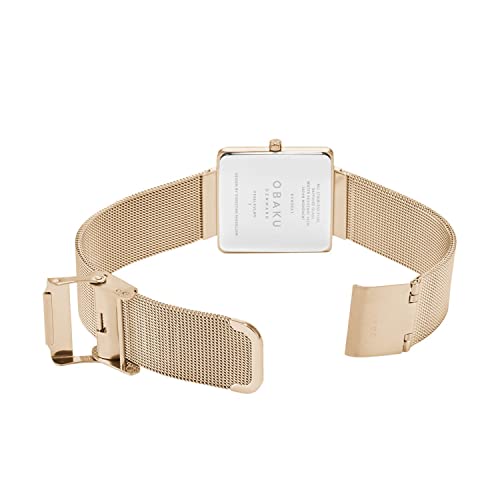 Image of Obaku KVADRAT Analog Blue Dial Women's Watch-V236LXVLMV