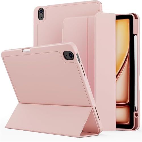 Coque iPad Air 10.9 rose anti-rayures pour ranger son stylet