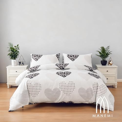 Miniatura 2 de Manemi Funda Nordica 240x220cm, Funda Nordica Cama 150, Juegos De Nordicas Con Funda De Cojin 50x75cm, 100 Poliester, Funda Con Cremallera, Sueva Y Transpirable