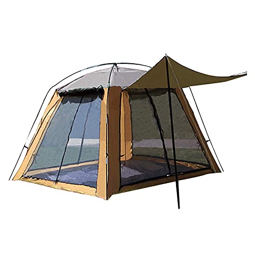 Tente extérieure camping gaze respirante tente dôme 3-4 personnes épaisse