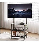 Amazon.co.jp: BESSTER 壁寄せテレビスタンドキャスター付き ハイ