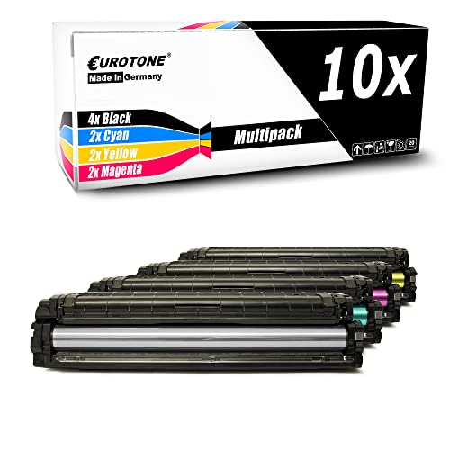 Toner Samsung CLP680 CLT-506L Eurotone Solution Textes Nets Sans Bavure Lot de 10