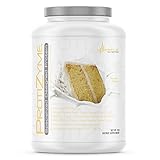 Metabolic Nutrition, Protizyme, 100% Whey Protein Powder, High Protein, Low Carb, Low Fat Whey Protein, Digestive Enzymes, 24 Essential Vitamins and Minerals, Vanilla Cake, 5 pound (ser)