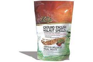 Zilla Reptile English Walnut Shell Litter: Ultimate Substrate for Your Lizard's Well-being