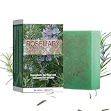 Rosemary Oil Shampoo Bar for Hair Growth, Deep Cleansing for Scalp Hair Loss Shampoo Soap, Organic Solid Shampoo Bar for Oil Control, Refreshing and Hydrating -  ROPALIA