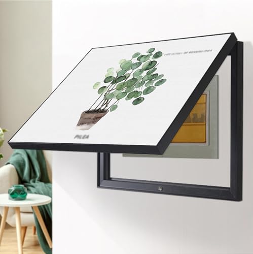 Cache-compteur électrique d'intérieur pour embellir le mur du salon ou du restaurant