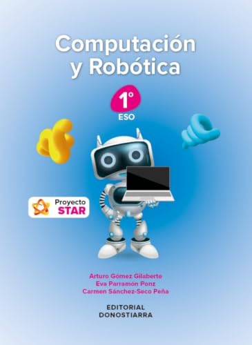 Portada de Computacion Robotica 1º ESO Andalucia Ed 2024 Star