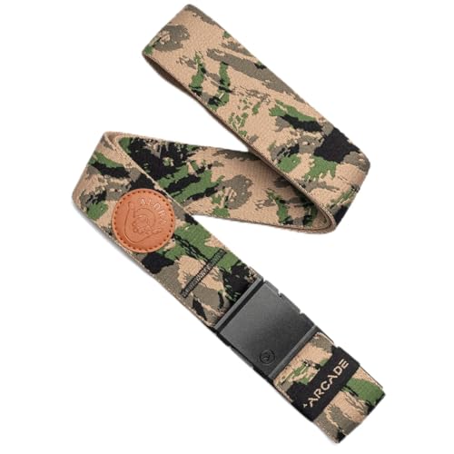 Image of Arcade Belts A2 Adventure Camo Belt for Men and Women, Heavy Duty Stretch, Metal Free Buckle, Unisex