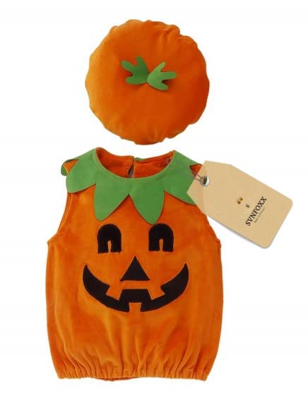 SVNFOXX Pumpkin Halloween Cosplay Costume For Kids (6-8 Years) (B0BGN715BJ) Amazon Price History, Amazon Price Tracker