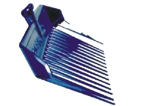 Forche in plastica 16 denti cm. L43xP34 specifiche per letame e fieno cavalli
