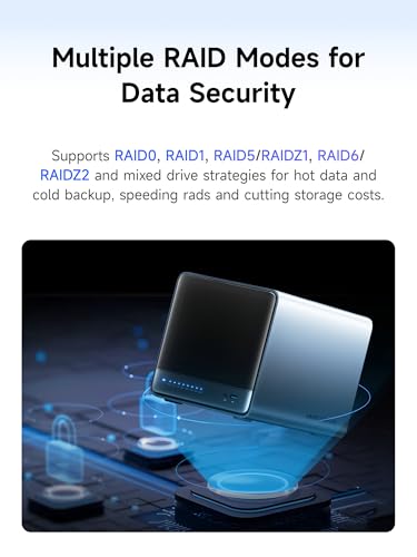 Image of MINISFORUM N5 Air 5-Bay Desktop NAS, AMD Ryzen 7 255, 8C /16T CPU, Radeon 780M, No RAM,No HDD,64GB SSD(MinisCloud OS), 3xM.2 NVMe, 10GbE + 5GbE, OCuLink and USB4 Ports, PCIe x16 Expansion Slot