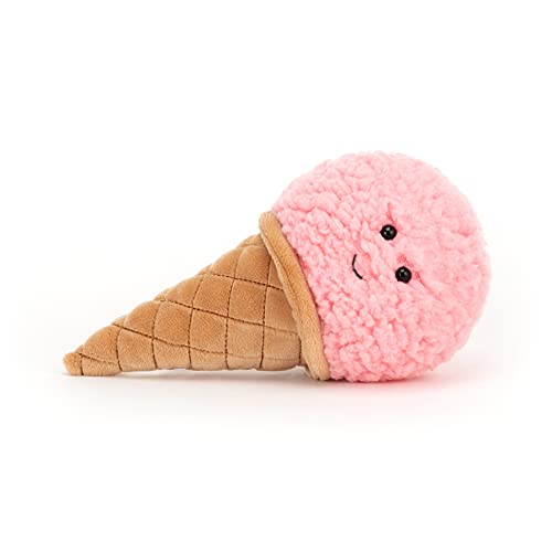 Jellycat Irresistible Ice Cream Strawberry Food Plush #TOP1