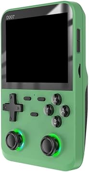 D007 Taşınabilir Oyun Konsolu 3.5” IPS Ekran, 10000+ Oyun, 64GB Hafıza, Çift Joystick, Retro El Atarisi