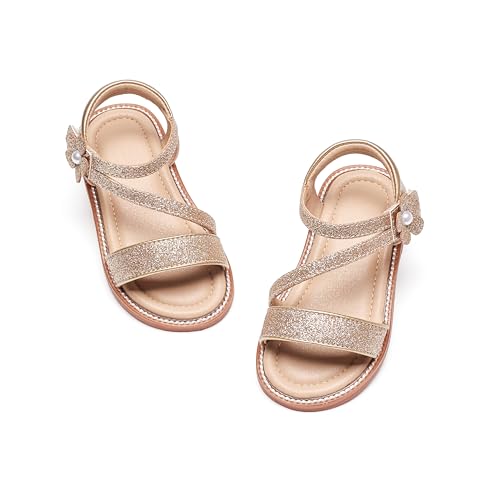 Image of Kiderence Toddler Girls Sandals Little Girls Kids Summer Shoes Toddler Sandals