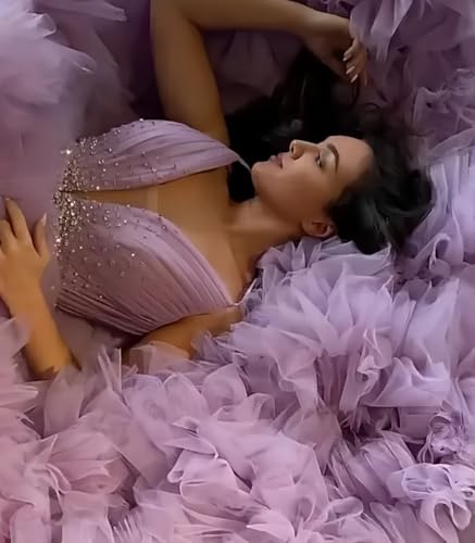 Puffy Tulle Girl's Beaded Quinceanera Dresses Sweet 16 Birthay Party Prom Pageant Ball Gown for Teens3