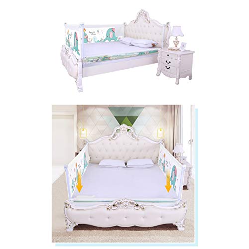 Valla de cama para niños plegable y apta para colchón King Queen 8