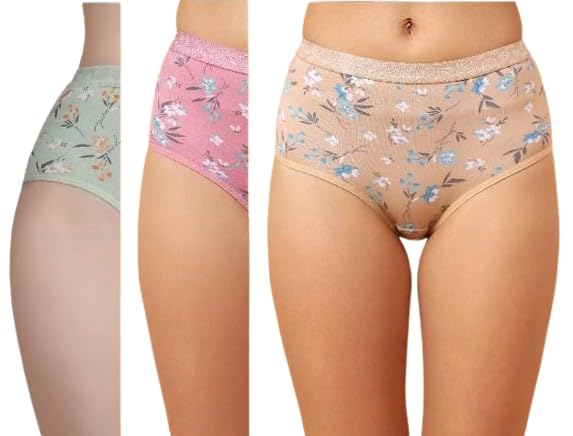 trybex Foral Printed Hipster Panties for Women Combo Pack | High Waist Underwear | Panty Set Innerwear for Women-picture-50