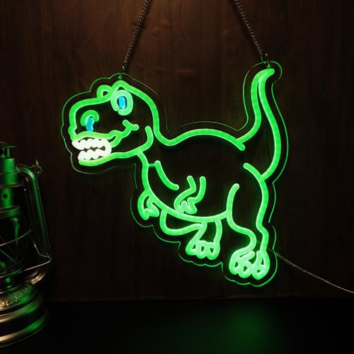 Image of T-REX Neon Sign Night light for Bar Club Bedroom Hotel Pub Cafe Wedding Birthday Party Gifts