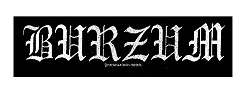 Burzum - Logo (gewebter Superstrip Aufnäher)