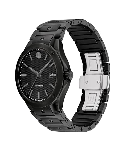 Movado S.E. Men's Automatic Watch, Swiss Self-Winding Movement, Stainless Steel Bracelet, Water-Resistant up to 100m, Classic Mechanical Timepiece - Gift for Him - 41mm2