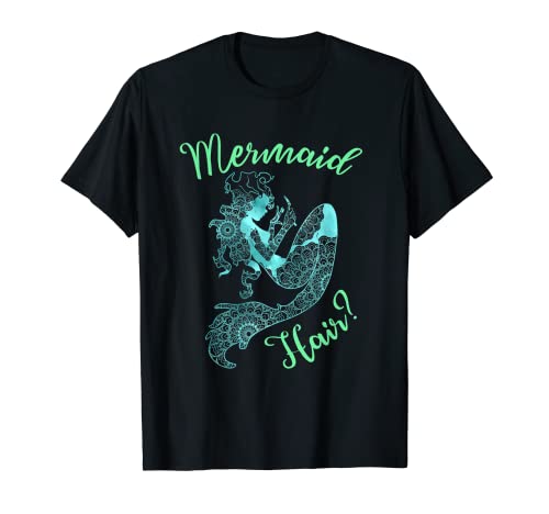 Pelo de sirena Dinglehopper Tenedor de pelo Mandala Mermaid Lovers Camiseta