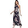 Floerns-Womens-Sleeveless-Halter-Neck-Vintage-Floral-Print-Maxi-Dress Floerns Women's Sleeveless Halter Neck Vintage Floral Print Maxi Dress A Navy Flower M