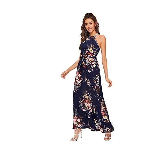 Floerns-Womens-Sleeveless-Halter-Neck-Vintage-Floral-Print-Maxi-Dress Floerns Women's Sleeveless Halter Neck Vintage Floral Print Maxi Dress A Navy Flower M