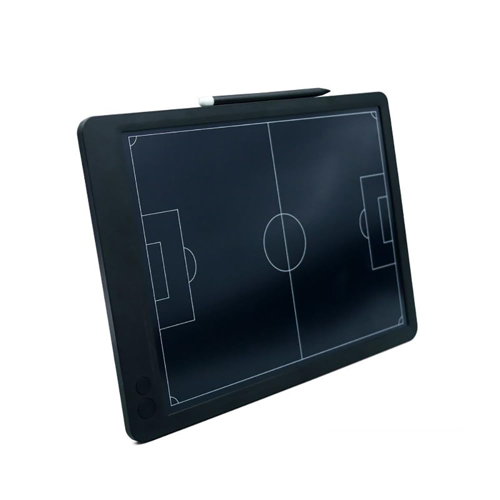Appunti tattici per allenamento tattico, schermo LCD da 15 pollici, con interruttore di blocco trasparente e penna stilo, lavagna strategica per allenatori e piani di gioco