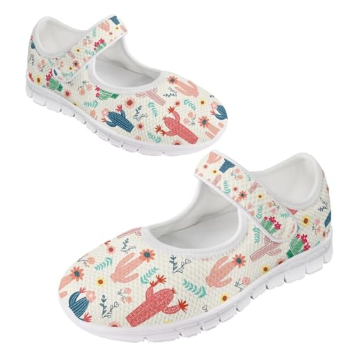 JoyLamoria Womens Slip on Fashion Mary Jane Shoes Retro Mushroom Painted Flats Causal Road Walking Shoes Non Slip Platform3