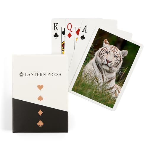Baraja de cartas Póker White Tiger en caja de papel