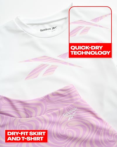 Maillot de bain fille Reebok séchage rapide ensemble 3 pièces monokini - 3