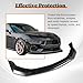 Front Lip for Ford Mustang GT EcoBoost 2024 2025 Front Bumper Lip Splitter Matte Black