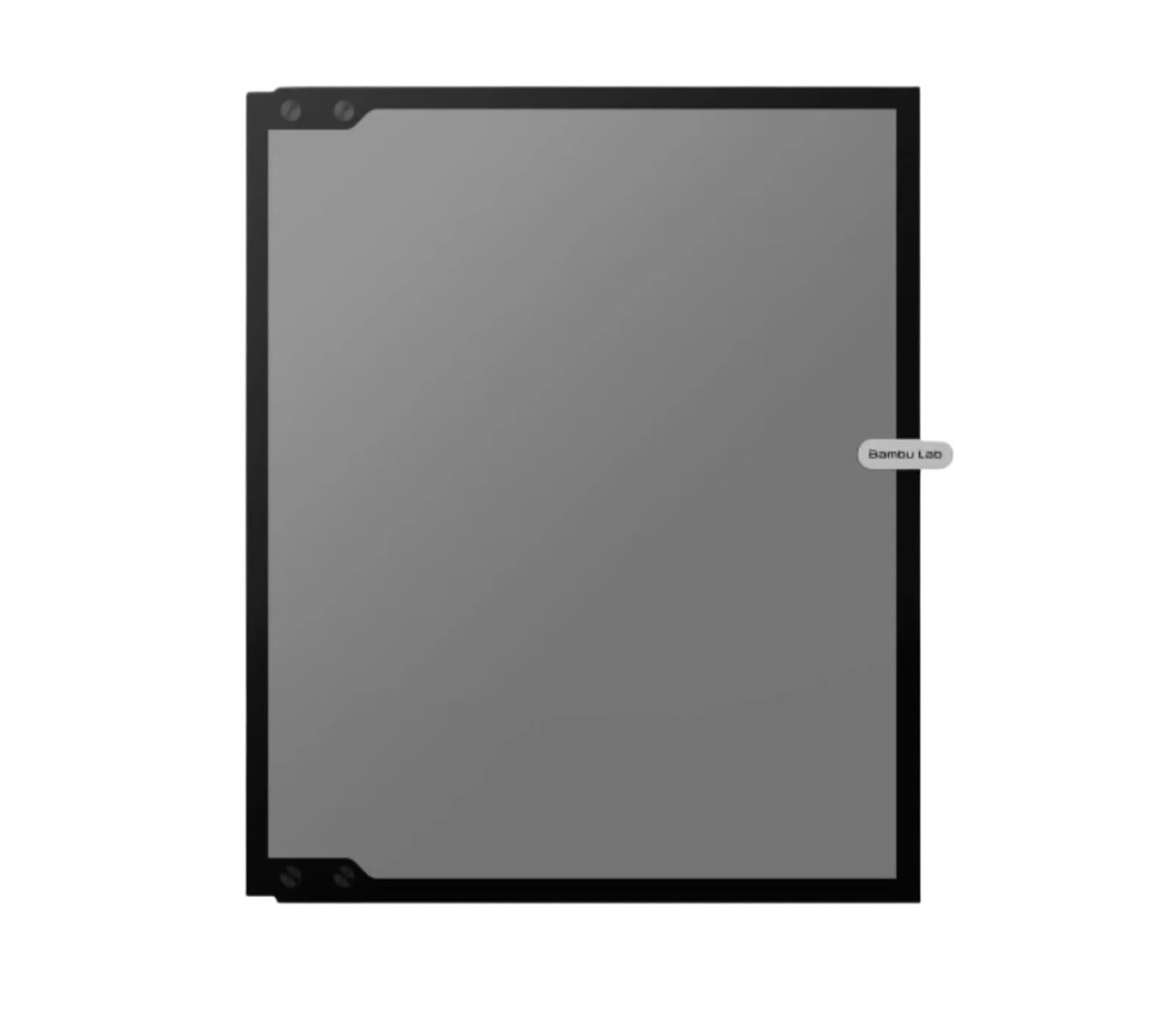 Porte avant en verre pour BambuLab P2S contre le warping plastique
