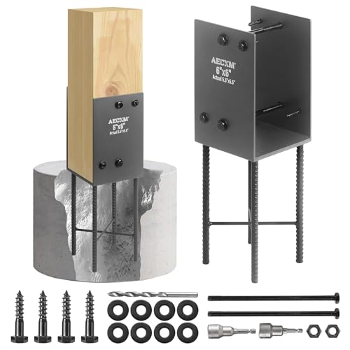 AECXM U-Shaped 6x6 Post Bracket