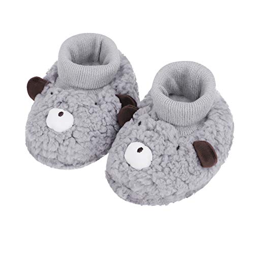 IPENNY Non-Slip Newborn Socks Cute Sheep Baby Warm Soft Fleece Booties for 0-12 Months