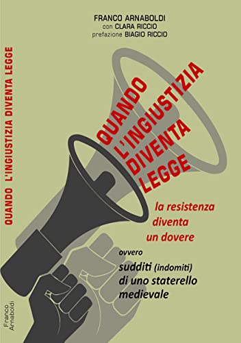 QUANDO L'INGIUSTIZIA DIVENTA LEGGE: LA RESISTENZA DIVENTA UN DOVERE ovvero SUDDITI DI UNO STATERELL