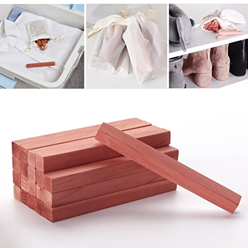 Cedar Blocks For Clothes Storage 90 Cedar Sticks, 100% Aromatic Red Ceder Blocks, Cedar Planks, Cedar Accessories For Closets Storage #TOP5
