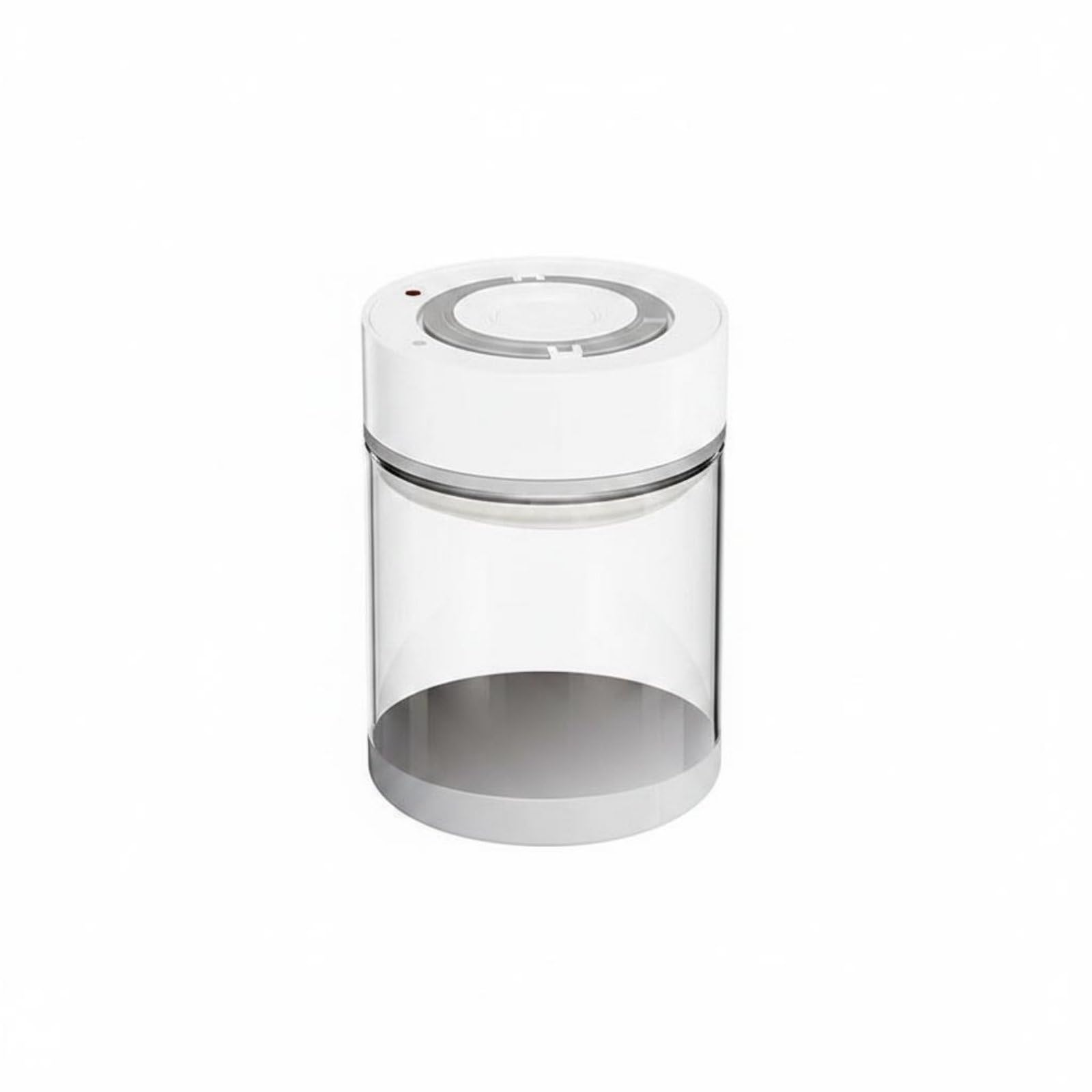 Vakuum Vorratsbehälter Kaffee Glasbehälter Aufbewahrungsdose Frischhaltedose Luftdicht mit Automatischem Unterdruck Aromaversiegelung Datumsdeckel USB, 600ML