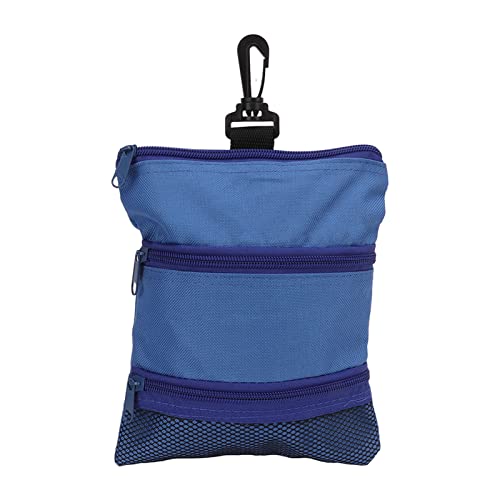Semme Tee Pouch Portable Multi Pocket Bag with Clip for Men and Women and Stylish Storage Solution (Red) (Blue)