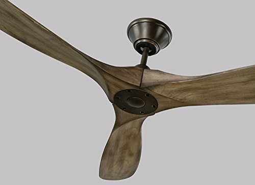 Monte Carlo 3Mavr60Agp Maverick Energy Star 60'' Outdoor Ceiling Fan With Remote Control, 3 Balsa Wood Blades, Aged Pewter #TOP2