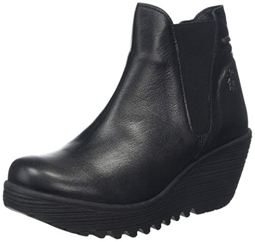 Fly London Yazo528fly, Botas Chelsea para Mujer, Negro (Black 000), 42 EU