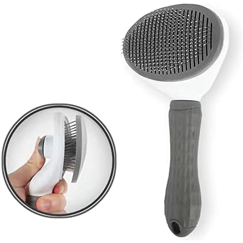 Easytech Cepillo QuitaPelos Mascota con Botón Cover