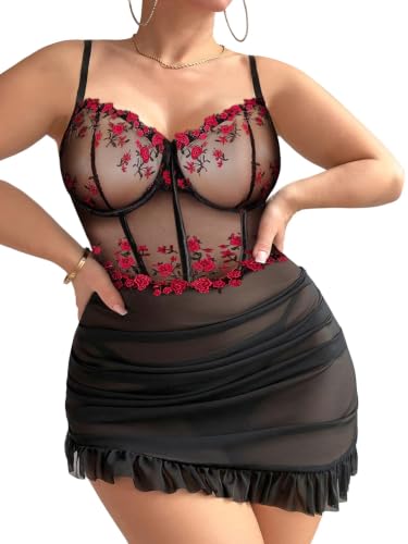 Image of Foxiny Underwire Lace Ruched Bodycon Lingerie Dress Kit