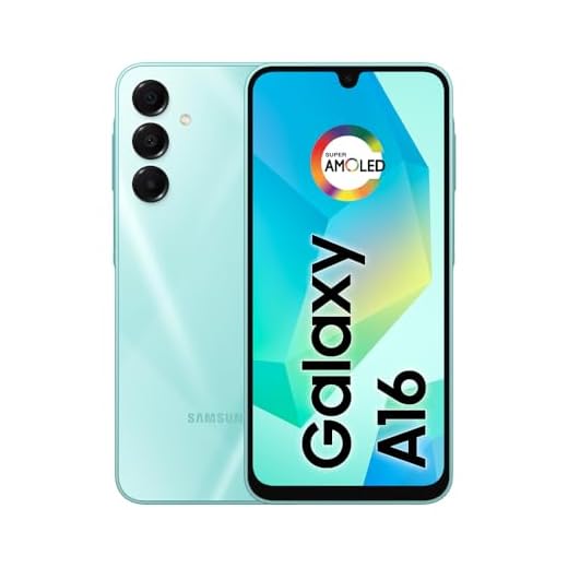 Samsung Celular Galaxy A16, 256GB + 8GB RAM, Câmera de até 50MP, Tela 6.7", NFC, IP54, Bateria 5000 mAh (Verde Claro)