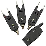 G8DS Funkbissanzeiger Set VS 3+1 inkl. Snag Bars Ampel Farben Bite Alarms Wireless Karpfen Angeln