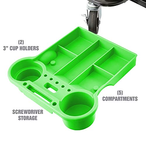 image for OEMTOOLS 24986 Heavy-Duty Rolling Workbench and Creeper Seat, Mechanic