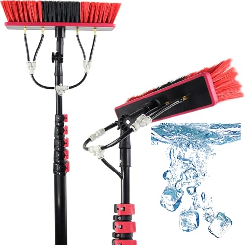 Kit de brosse de nettoyage télescopique pour enlever la saleté des panneaux solaires