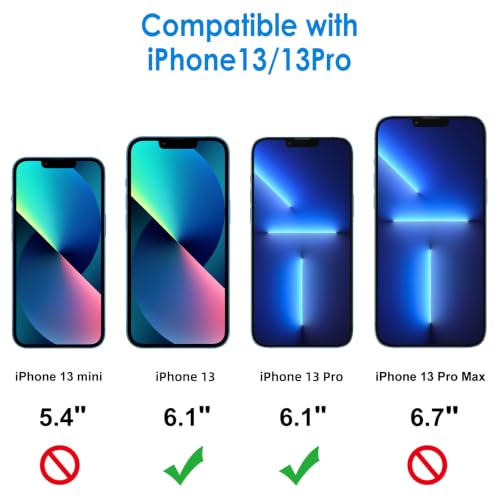 Image of JETech Screen Protector for iPhone 13 /13 Pro, 3-Pack